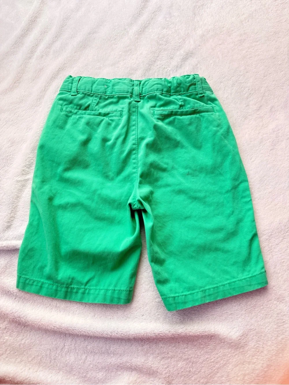 The Children's Place Green & Pink Palm-Accent Kids Shorts Set M, Sz 8